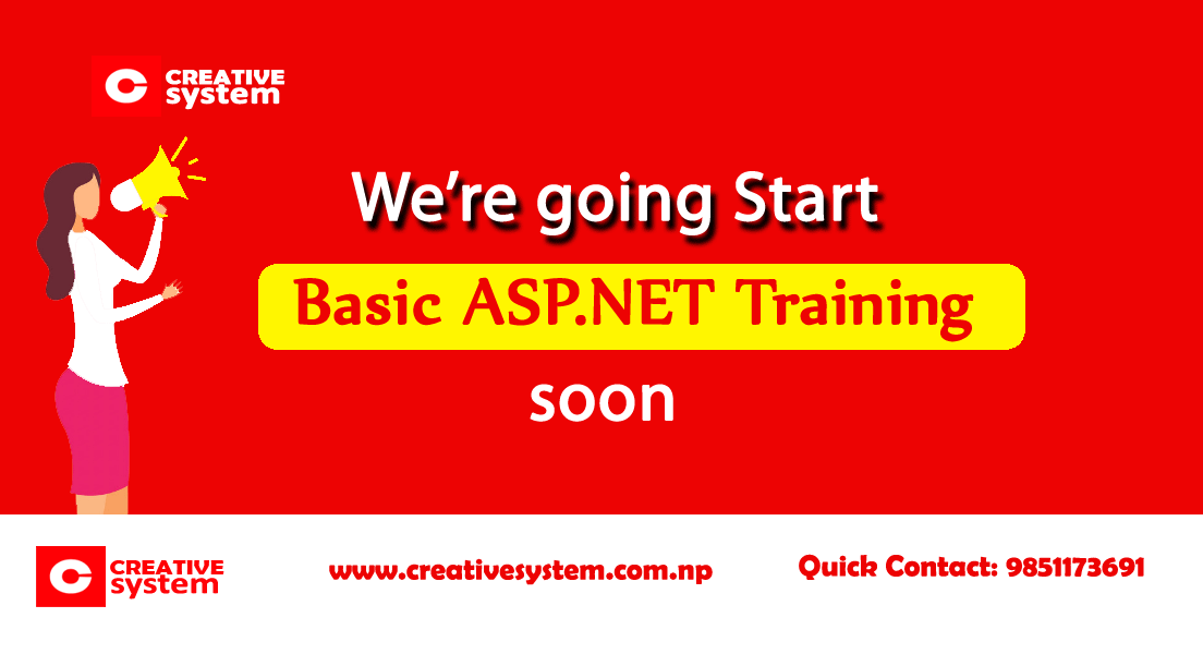 BASIC ASP.NET CLASS, ASP.NET TRAINING, Job base classes, web development class in kathmandu